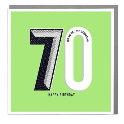 70th Happy Birthday Card 2