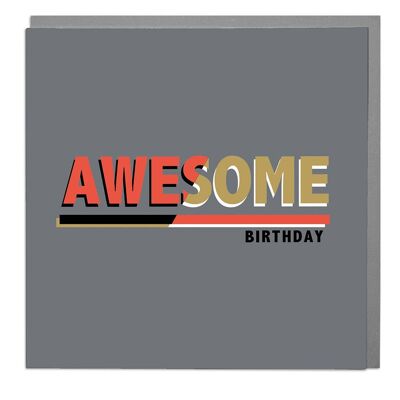 Awesome Birthday Card