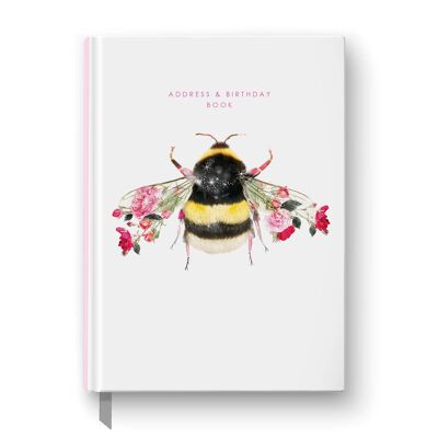 Bee Address and Birthday Book