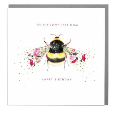 Bee Mum Birthday Card