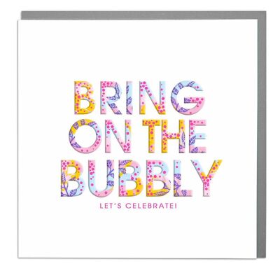 Bring on the Bubbly Card