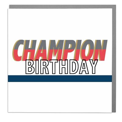 Champion Birthday Card