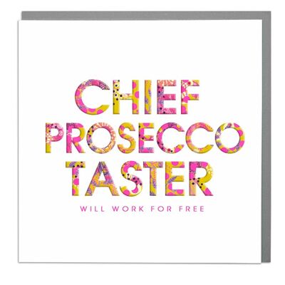 Chief Procecco Taster Card