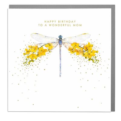 Dragonfly Mom Birthday Card