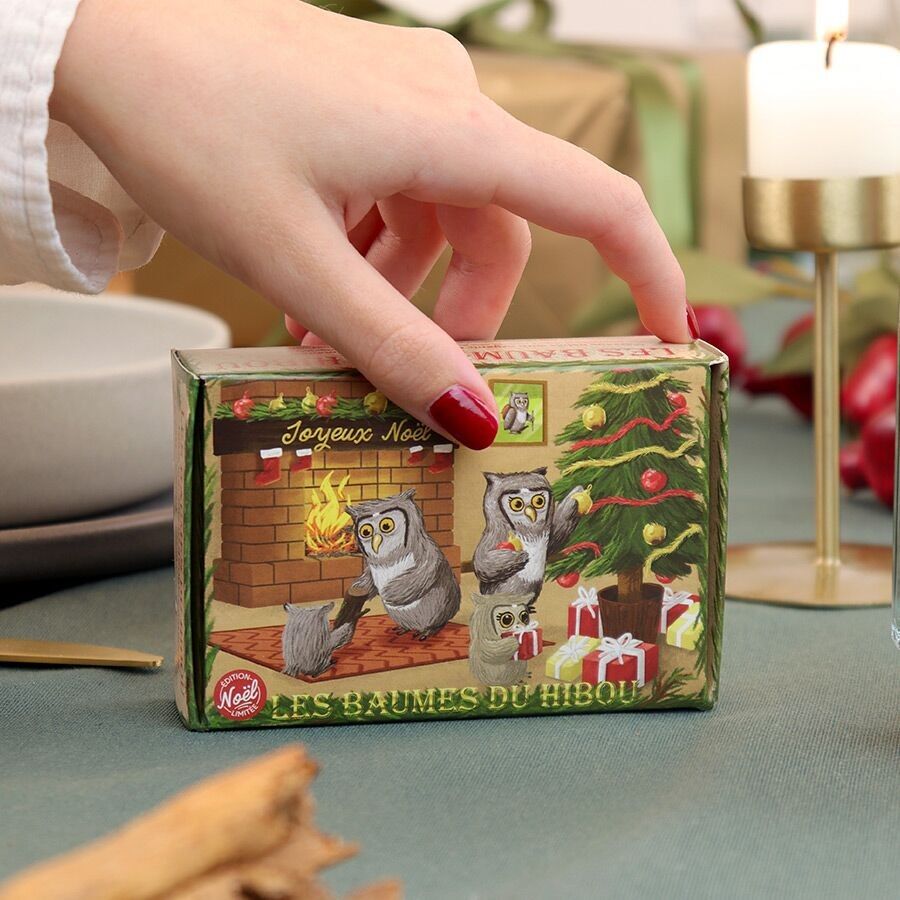 EDIZIONE NATALIZIA - Kit da viaggio di 6 balsami biologici da 7 ml - LES BAUMES DU HIBOU