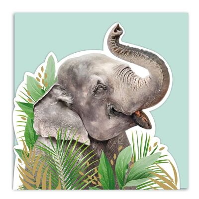 Elephant 3D Card - Lola Design x ZSL