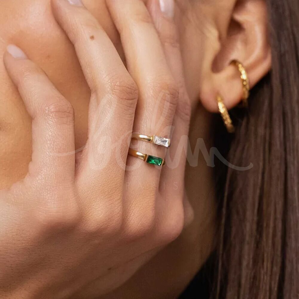 Macy-Ring – rechteckiger Kristall