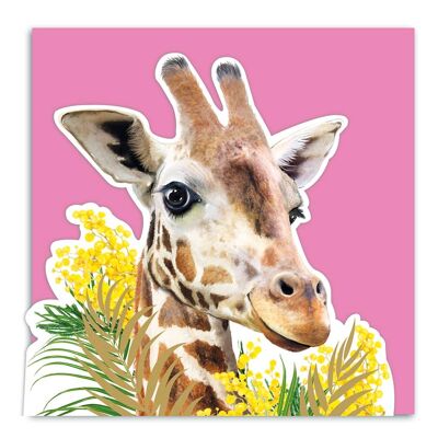 Giraffe 3D Card - Lola Design x ZSL