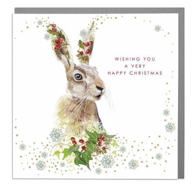 Hare Christmas Card