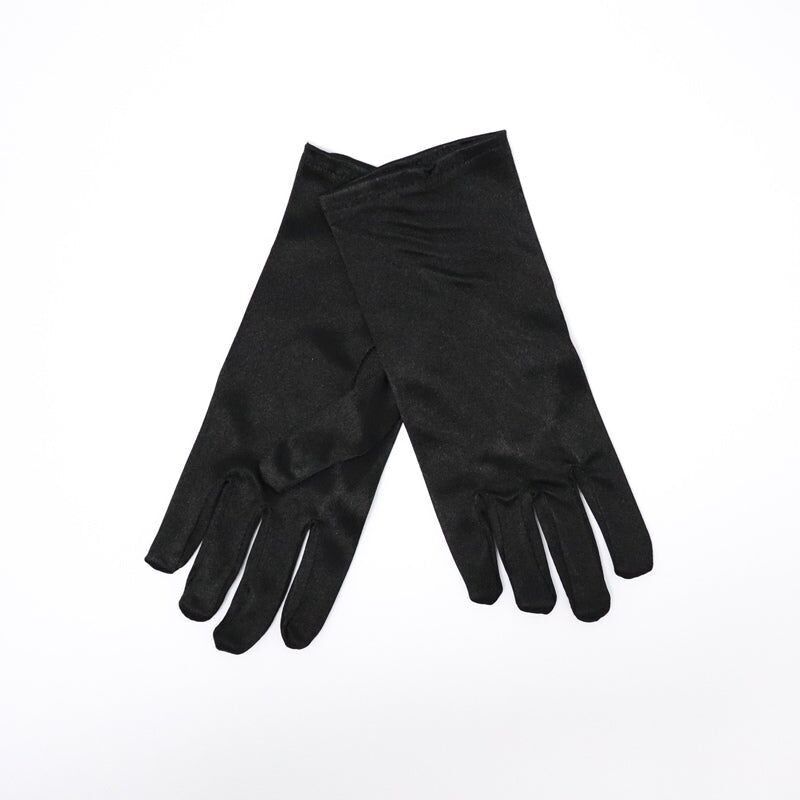 Kurze schwarze Handschuhe