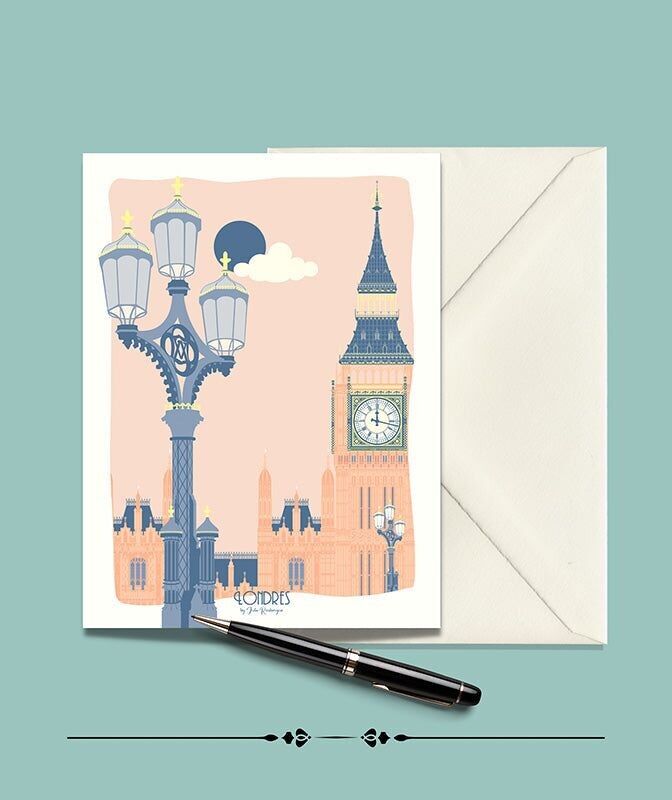 Cartolina LONDRA, Big Ben