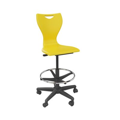 FR Chaise DRAUGHTSMAN classique, ROULETTES