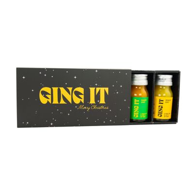 Regalo de Navidad de 4 - shots de jengibre