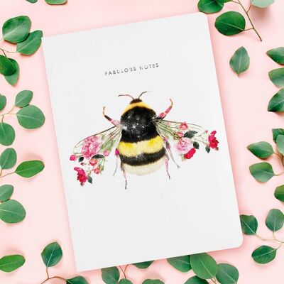 Luxury Bee notebook / journal