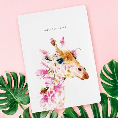 Luxury Giraffe notebook / journal