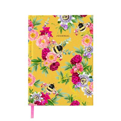 Luxury Mixed Bee Fabric Journal