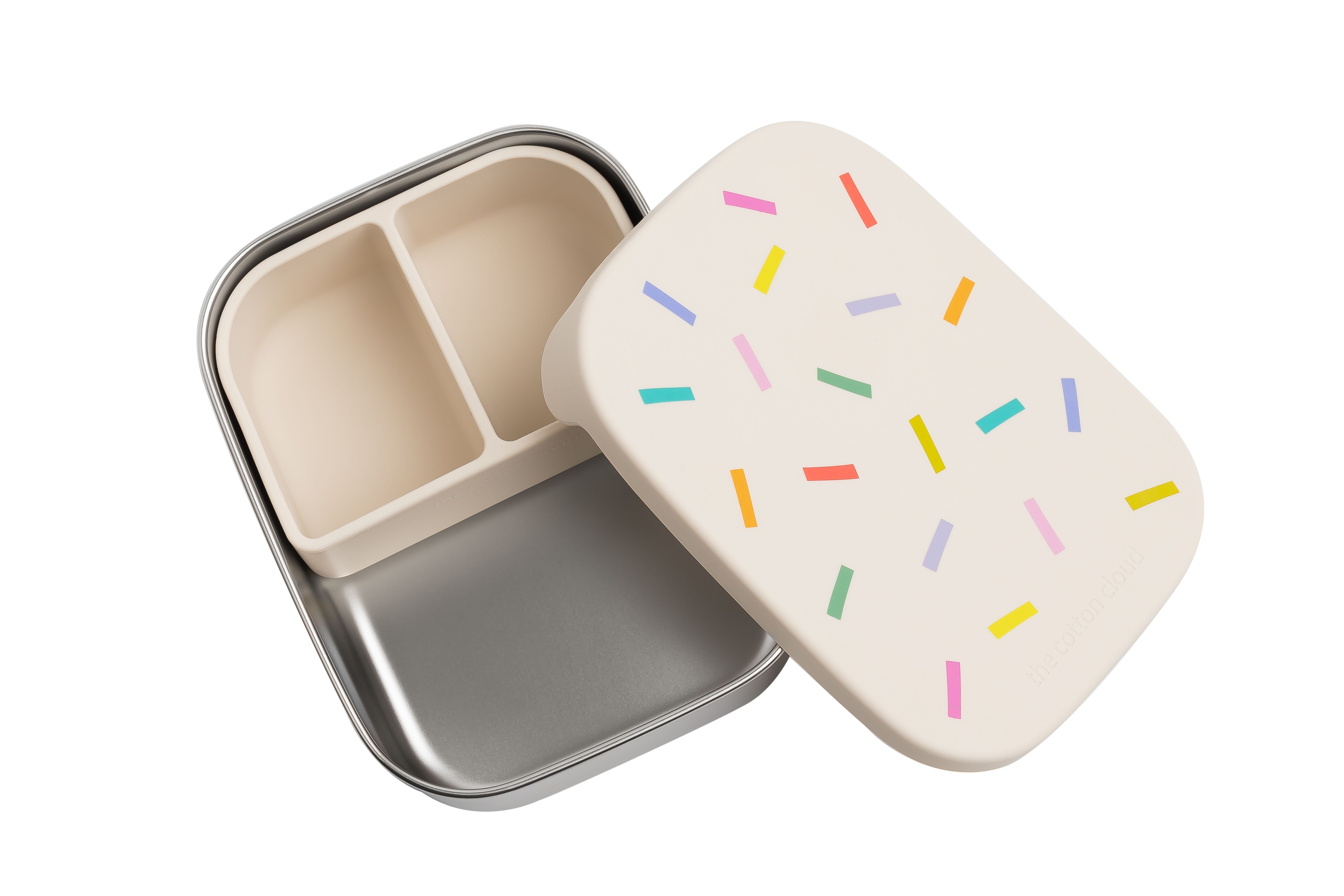 Confettis de boîte à lunch en acier inoxydable pour enfants