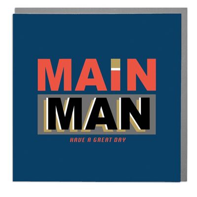 Main Man Card