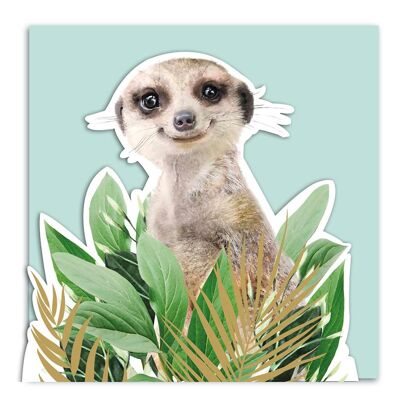 Meercat 3D Card - Lola Design x ZSL