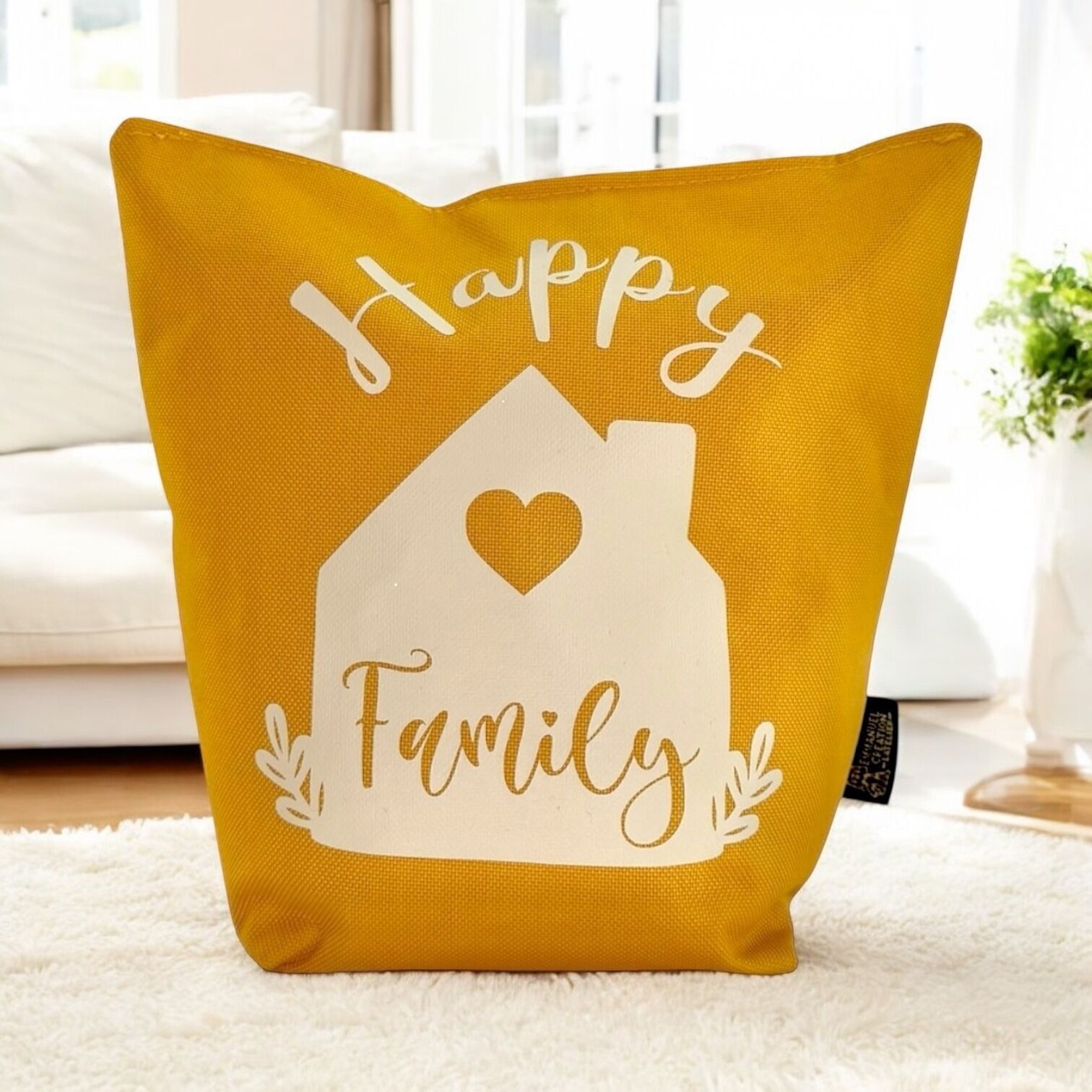 Taschenhalter, „Happy Family“ Brooklyn Senf