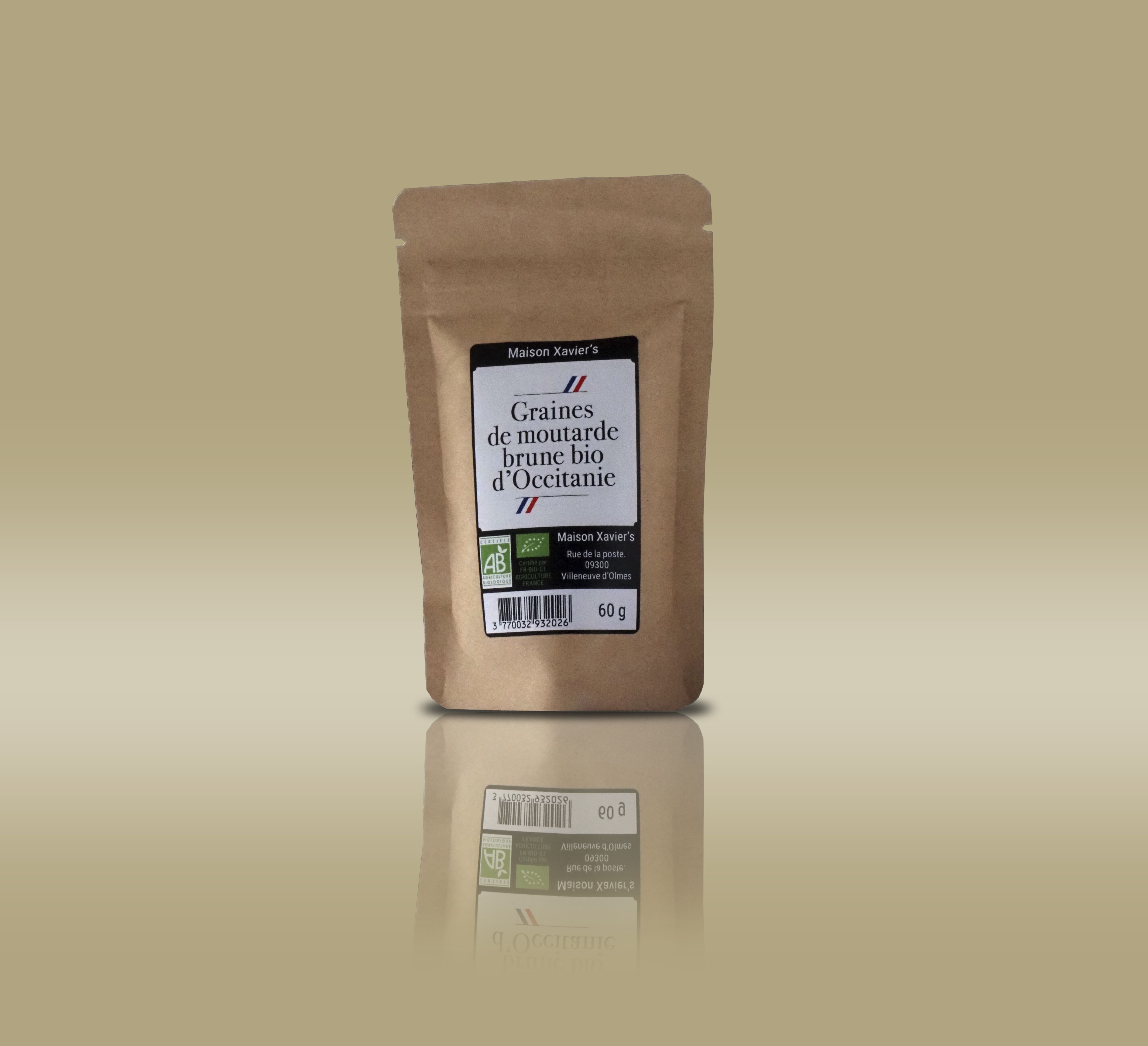 Bio-braune Senfkörner aus Okzitanien, 60 g