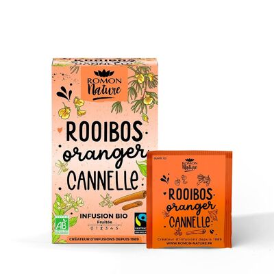 Infusión orgánica de rooibos con naranja y canela*