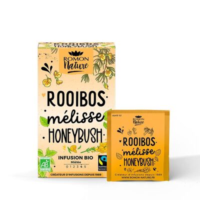 Infusión orgánica de rooibos, melisa y honeybush*