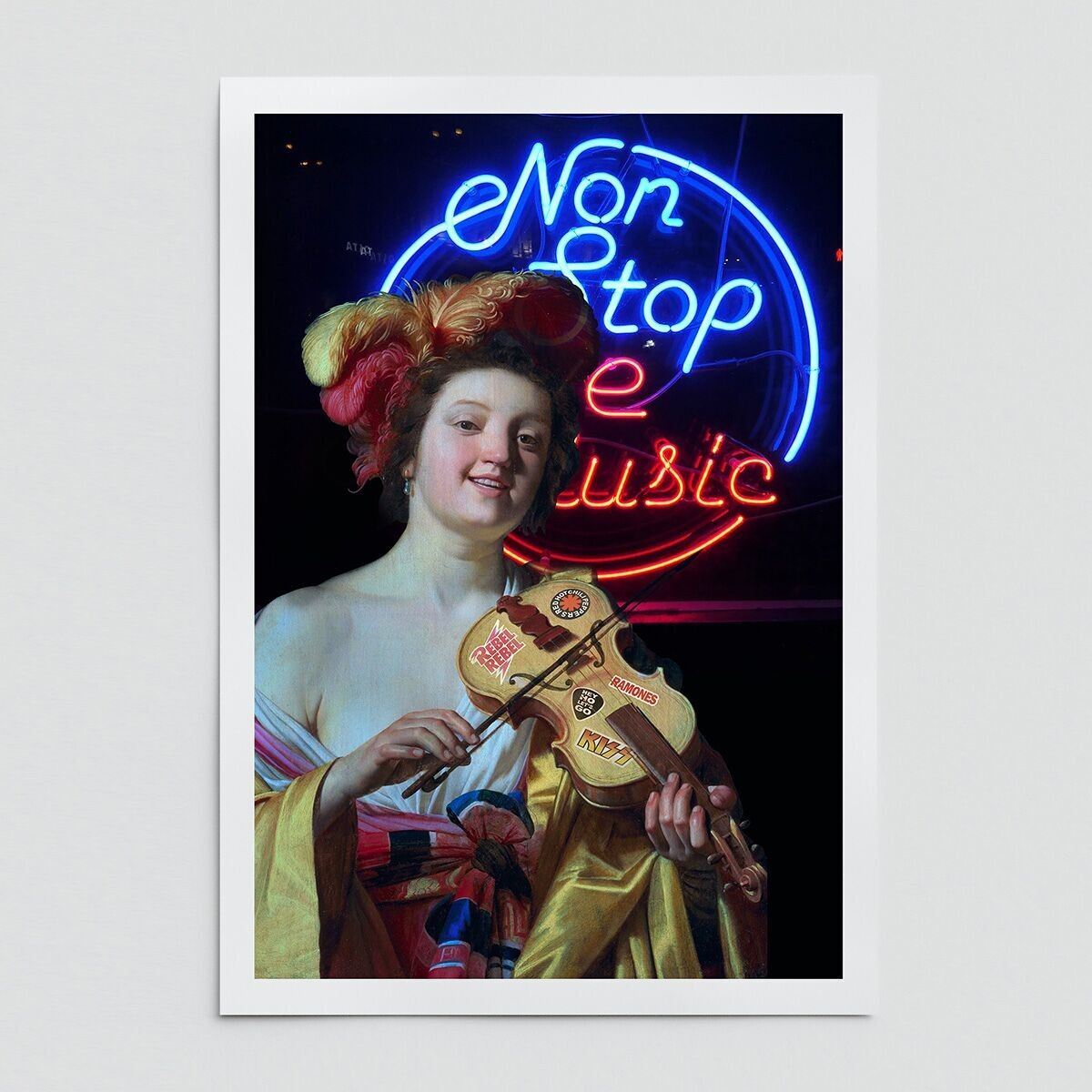 Non Stop The Music art print