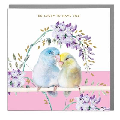 Parrotlet Lucky to Have You Card