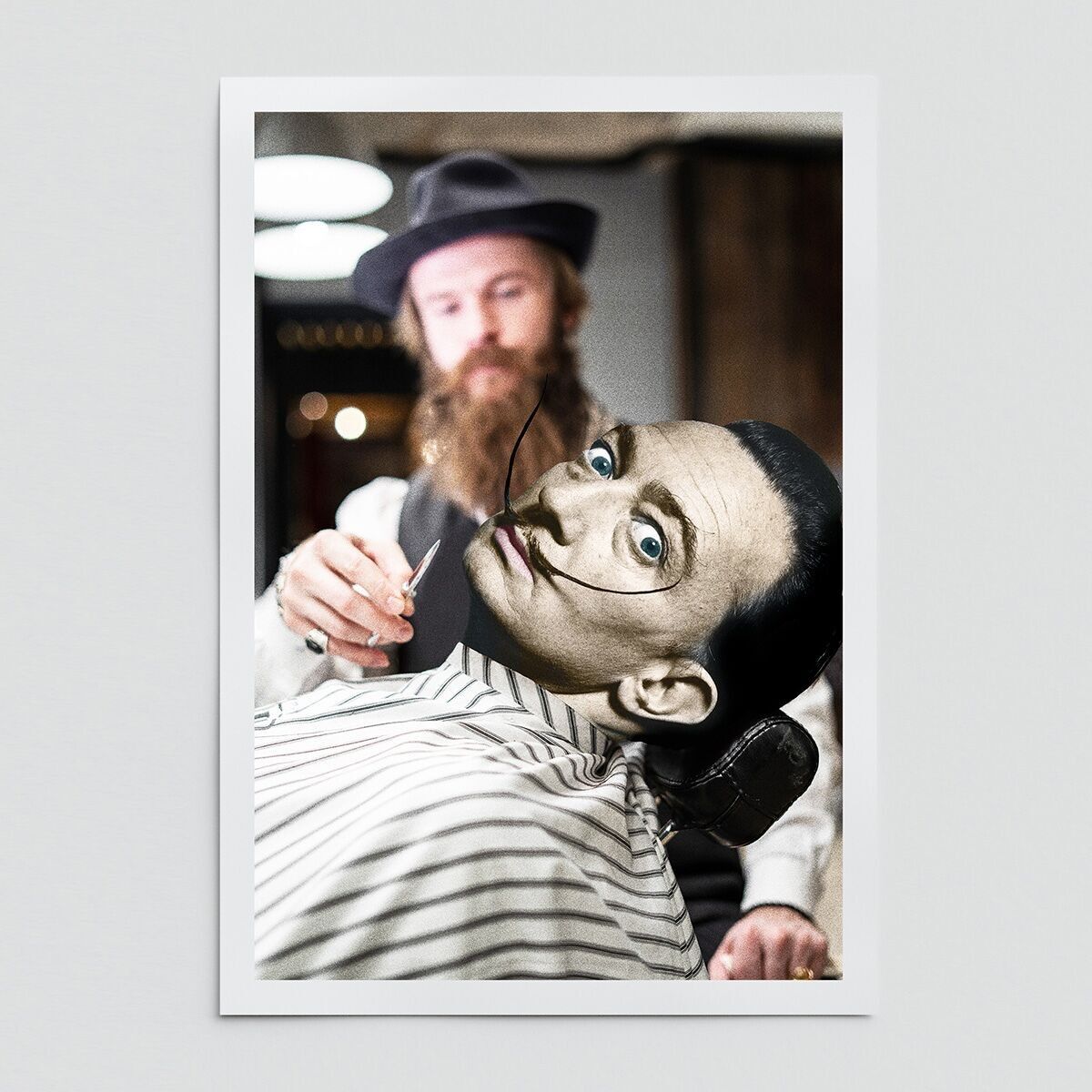 Impression d’art Pas sans ma moustache