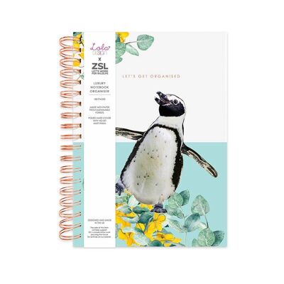 Penguin Wiro Bound Hardback Organiser - Lola Design x ZSL