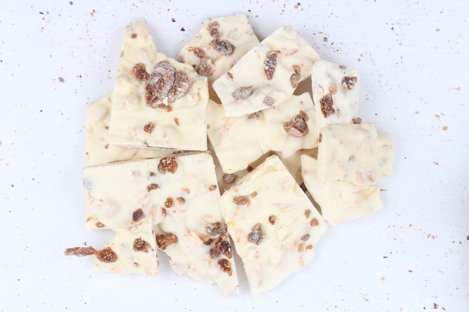 Cioccolato bianco con fichi secchi