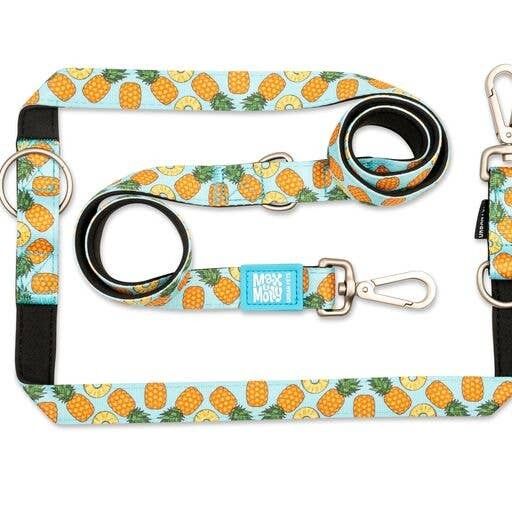 Max&Molly Multifunktionsleine – Süße Ananas