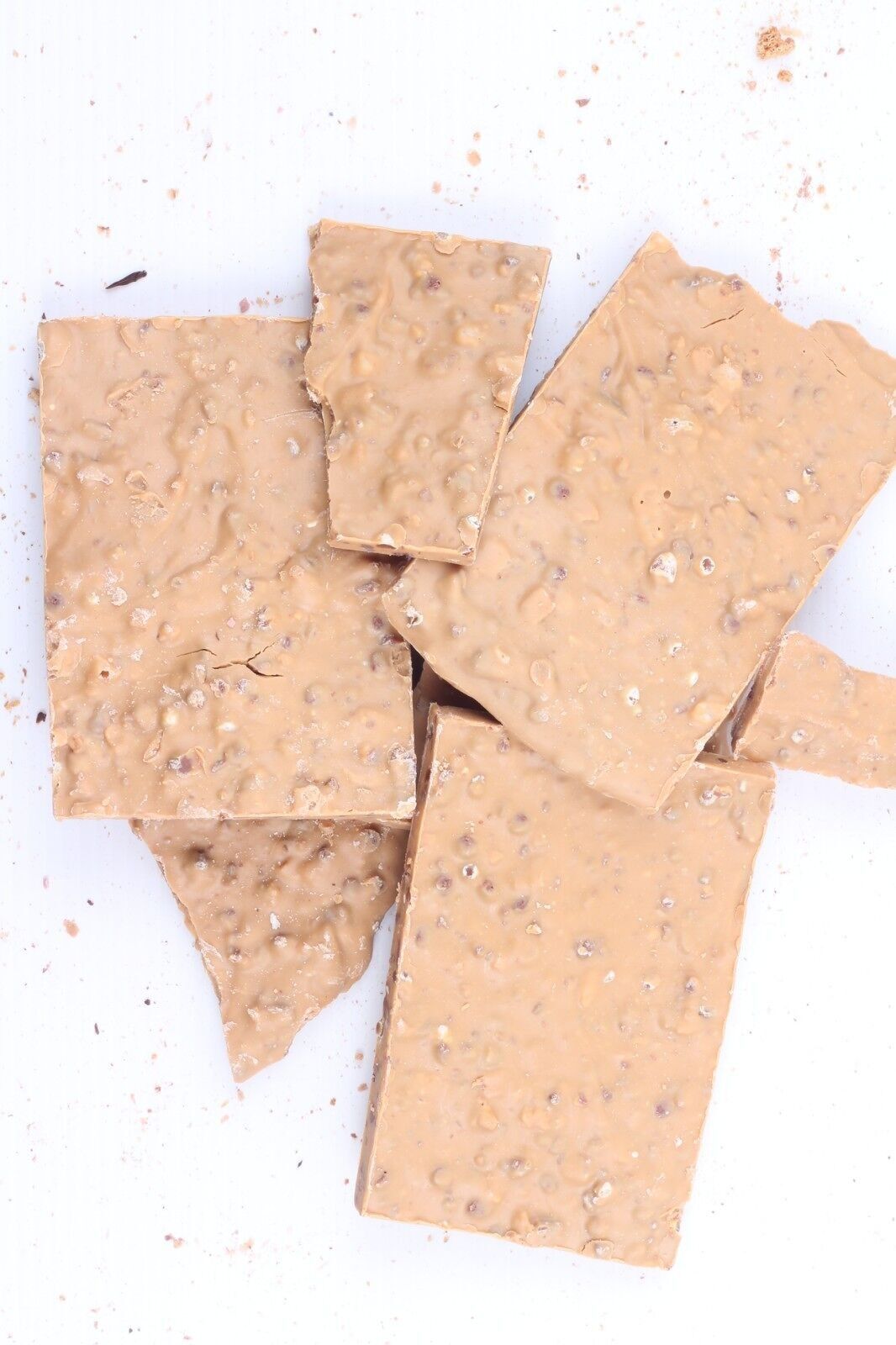 Cioccolato Dulcey con pezzi di biscotto