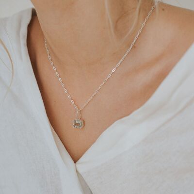 Grand collier Giselle en argent