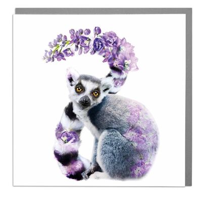 Ring Tailed Lemur Card
