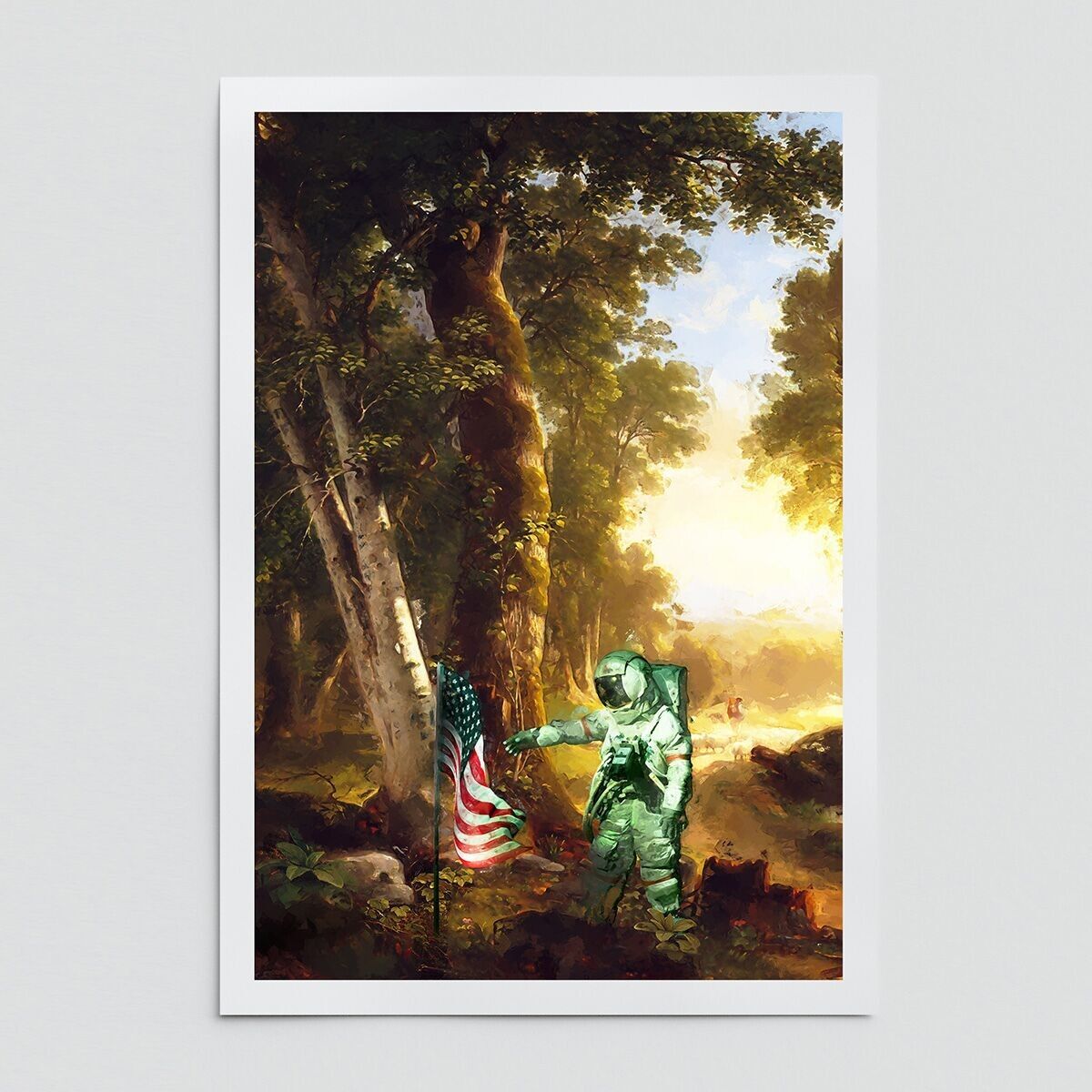 Kunstdruck außerhalb des Kontexts