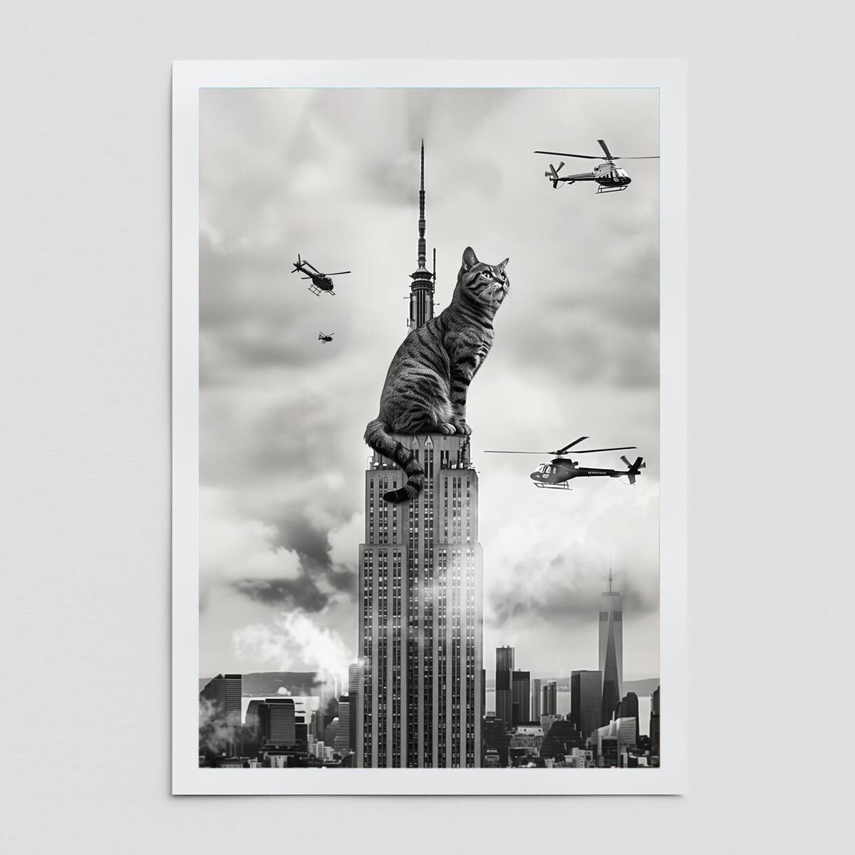 Paws on top art print