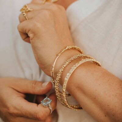 Bracelet à grains d'or