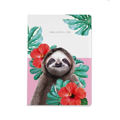 Sloth Luxury Notebook - Lola Design x ZSL