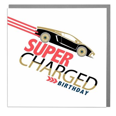 Supercharged Birthday Card