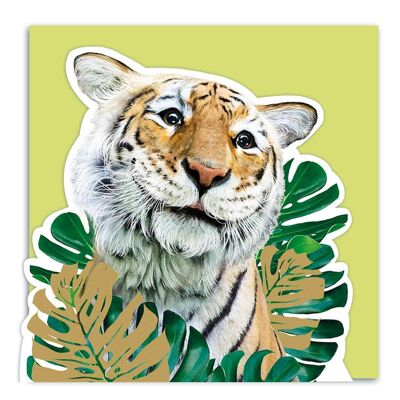 Tiger 3D Card - Lola Design x ZSL
