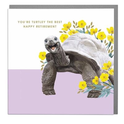 Turtle You're Turtley The Best Retirement Card