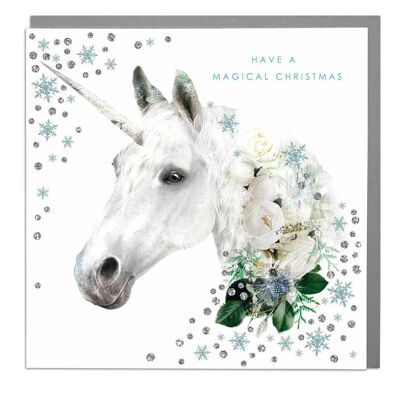 Unicorn Christmas Card