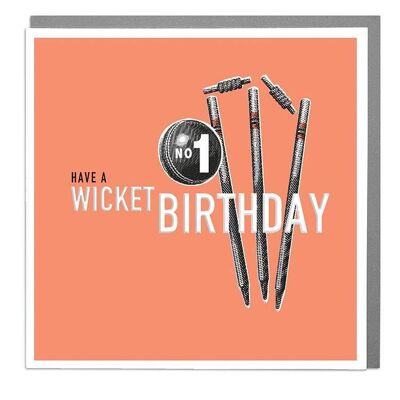 Wicket Birthday Card