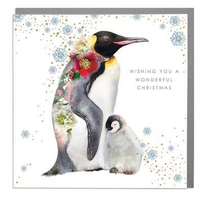 Penguins Wonderful Christmas Card