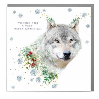 Wolf Christmas Card