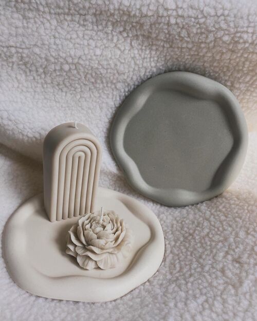 Plateau décoratif nuage rond
