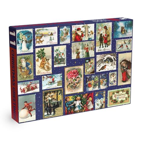 YE OLD CHRISTMAS GREETINGS 1000 piece jigsaw puzzle