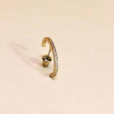 Earcuff Spring Sparkle - boho chic white zirconium stones